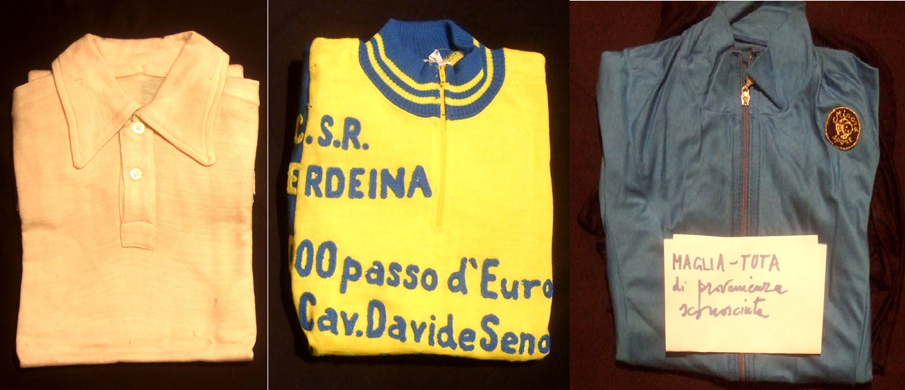 maglie donate al Santuario della Madonna del Ghisallo
