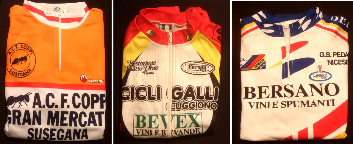 maglie donate al Santuario della Madonna del Ghisallo