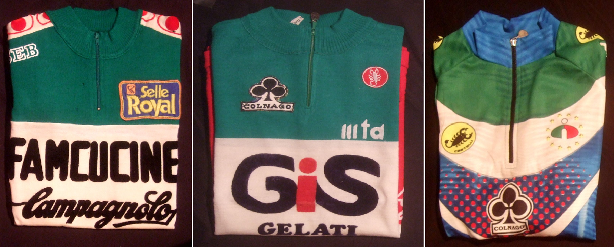 maglie donate al Santuario della Madonna del Ghisallo