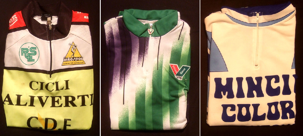 maglie donate al Santuario della Madonna del Ghisallo
