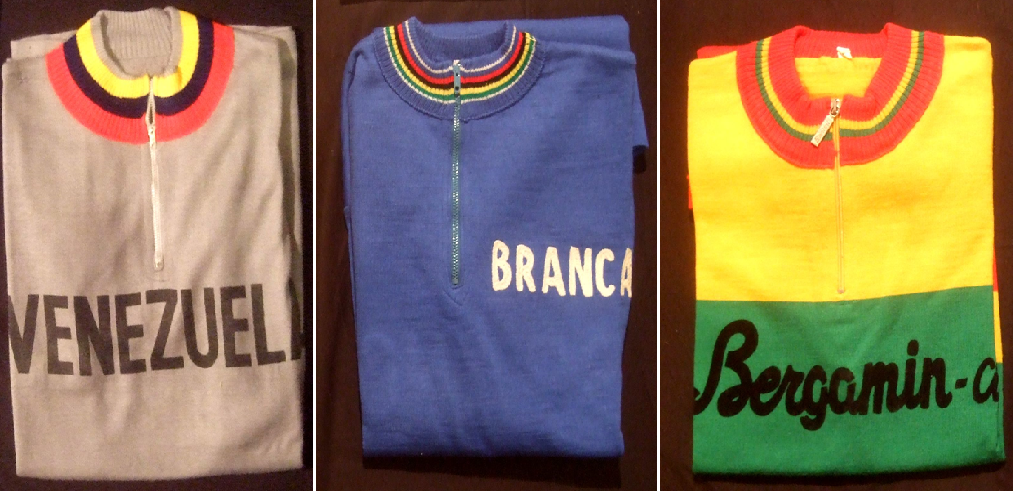 maglie donate al Santuario della Madonna del Ghisallo