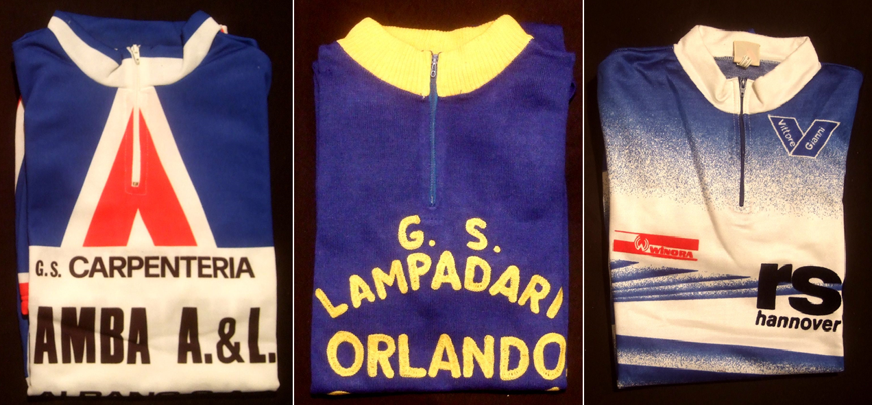 maglie donate al Santuario della Madonna del Ghisallo